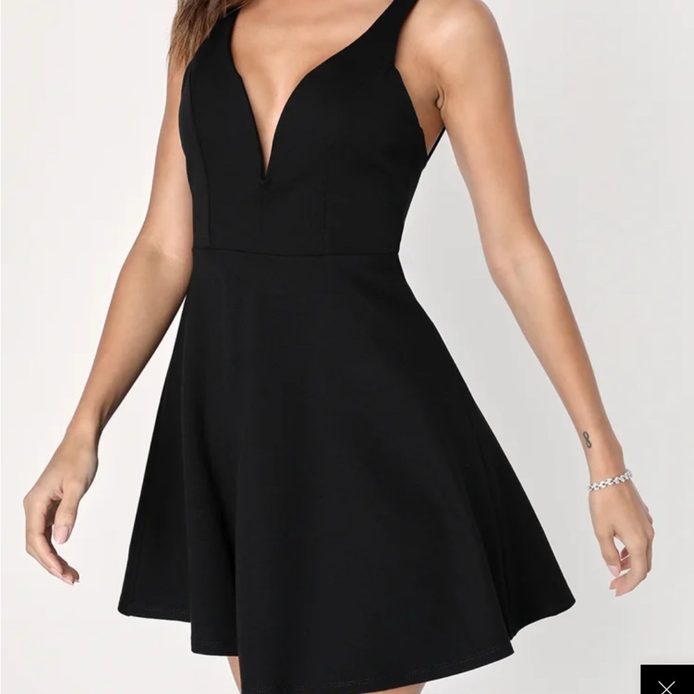 Black Strappy Sleeveless Dress